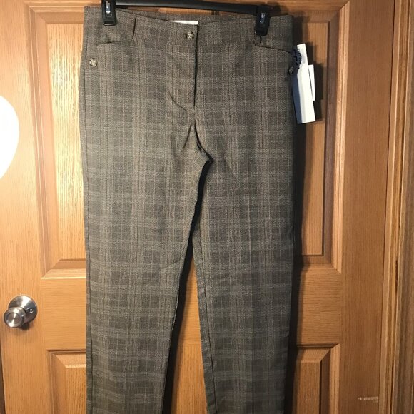 89th & Madison Checkered Dress Pants - Picture 1 of 2